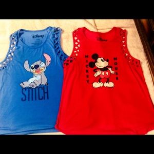 Disney tanks worn once
